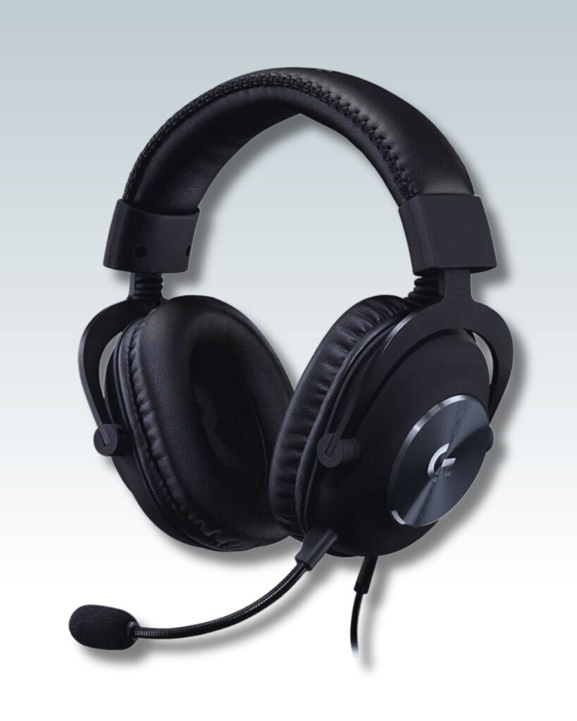 Logitech G Pro X Wired Gaming Headset – Blue Voice Mic, DTS Headphone:X 2.0, 50mm Drivers for PC/PS/Xbox