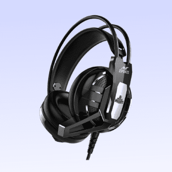 Ant Esports H520W Lightweight Gaming Over Ear Wired Headphones with Mic