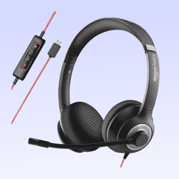 Amazon Basics Pro Series Wired Headphone With Mic