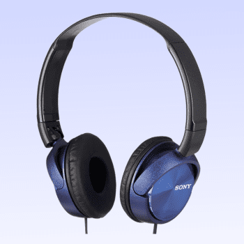sony dynamic mdr-zx310-l wired on ear headphone